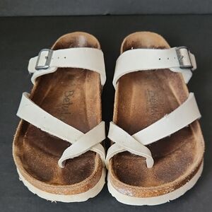 BETULA Birkenstock Mayari White Birko-Flor Thong Sandals Size 36 US 5-5.5
